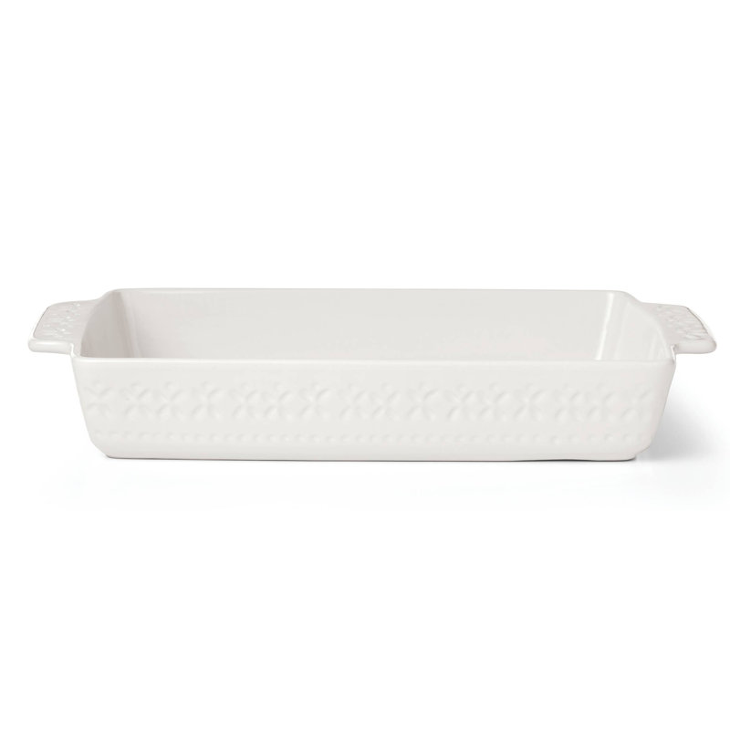 kate spade new york Willow Stoneware Rectangular Drive Baker & Reviews